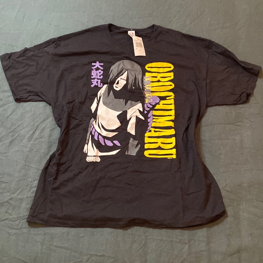 Naruto Anime Short Sleeve Top Orochimaru